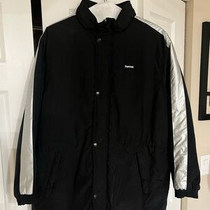 Supreme Stadium Parka Black Silver